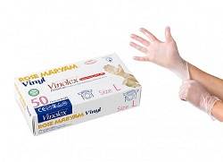 رز مریم دستکش وینولکس 50 عددی L